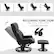 The text in the image can be grouped and corrected as follows:
**Reclining Function**
Offer flexible comfort for you
This text highlights the reclining feature of the chair, emphasizing its ability to provide comfort in various positions.