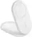 Angle. Belkin - 2-in-1 Magnetic Foldable Wireless Charger with Qi2 15W Stand, MagSafe Compatible for iPhone & AirPods - White.