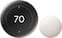 Google - Nest Learning Thermostat (4th gen) with Nest Temperature Sensor (2nd gen) - Polished Silver