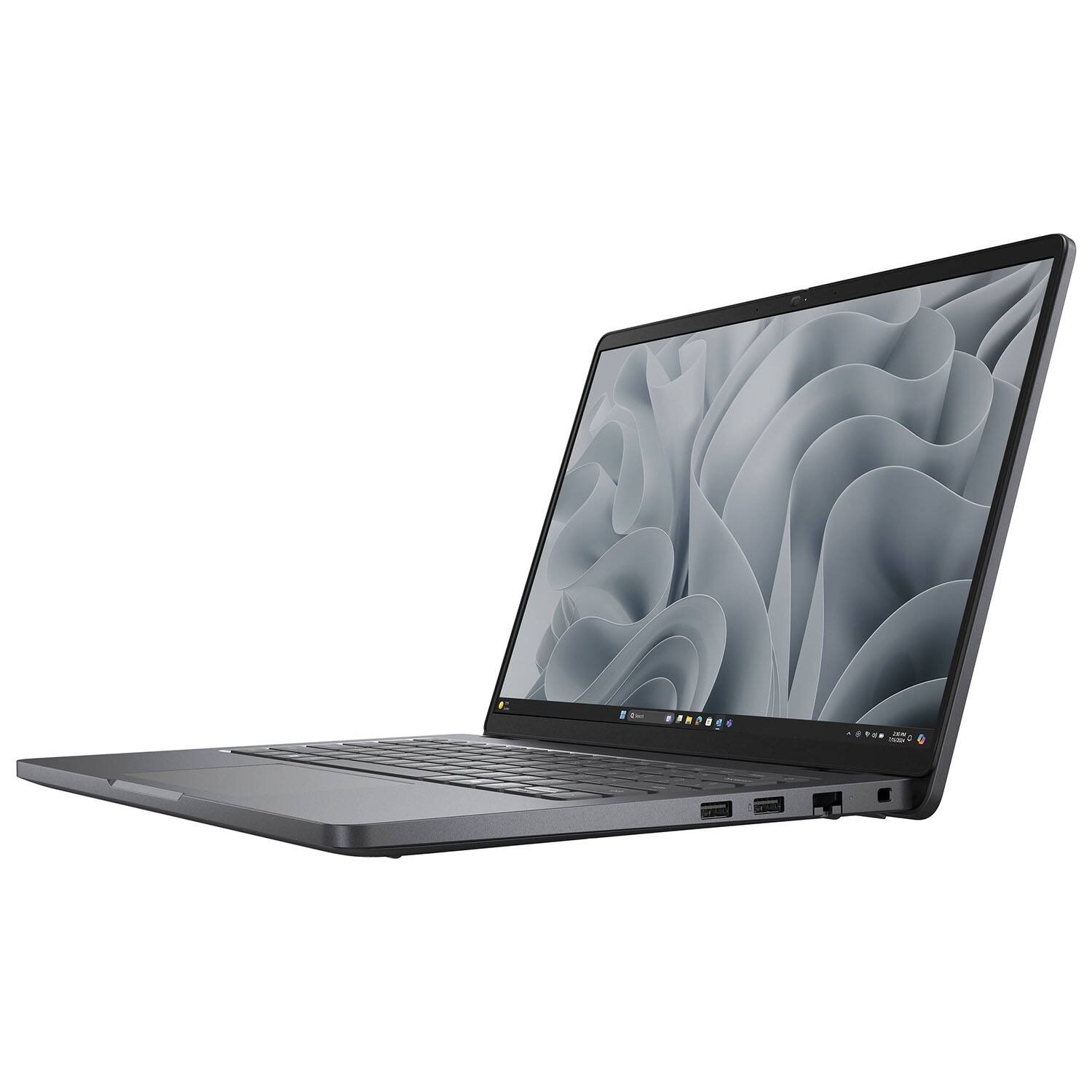 Alt View 2. Dell - Dell Pro PC14255 Laptop 14.0 WUXGA (AMD Ryzen 5 220, 16GB DDR5, 512GB M.2  PCIe SSD, AMD Radeon 740M, Win 11 Pro) - Black.