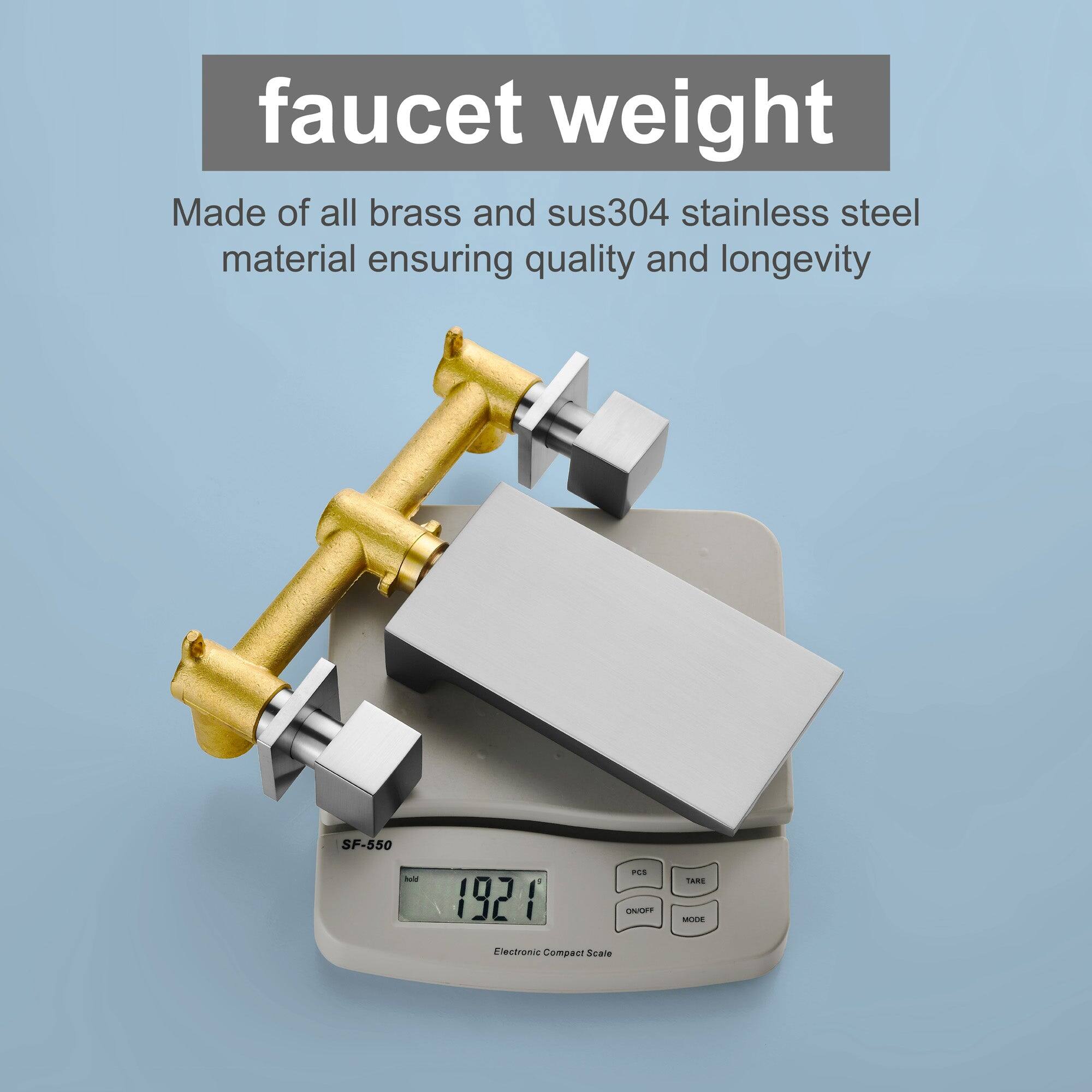 faucet weight

Made of all brass and sus304 stainless steel material ensuring quality and longevity