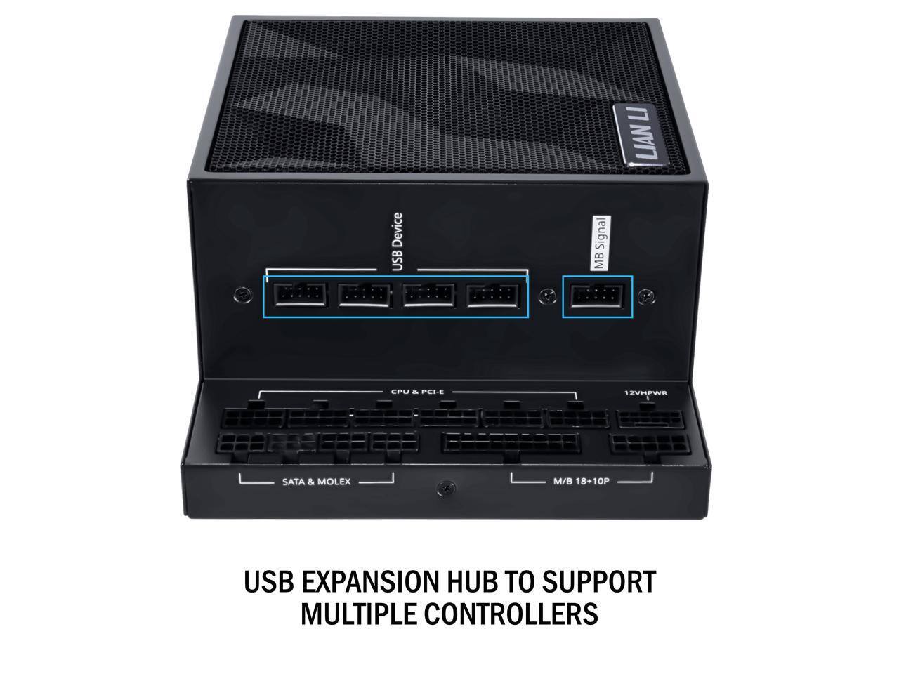 Lian Li Edge series EG1300 Black, 1300W ATX12V v3.1, 80 PLUS