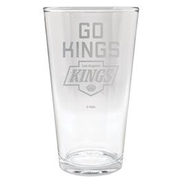 Great American Products - Los Angeles Kings Etched 16oz. Rally Cry Pint Glass - Multicolor