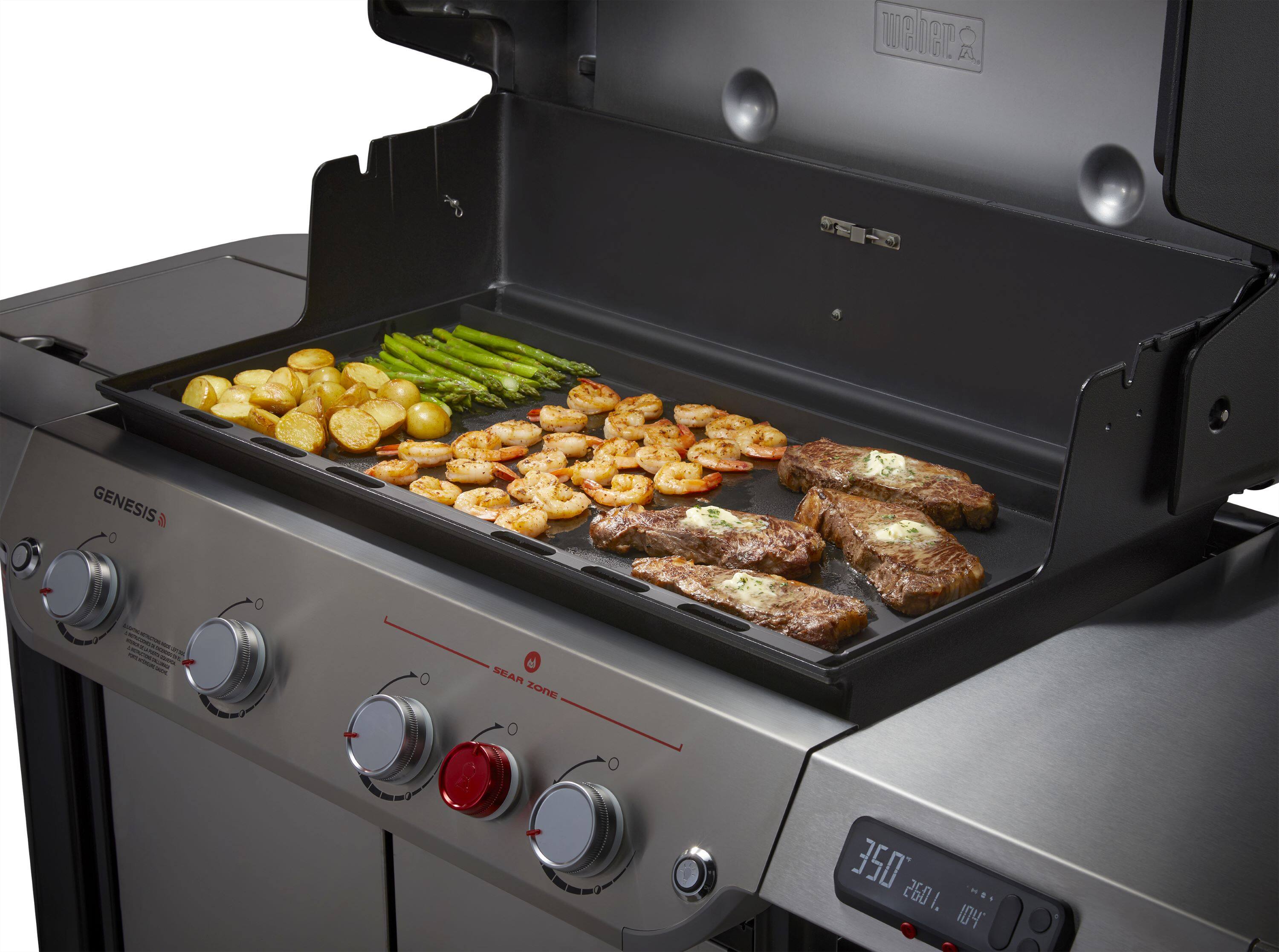 Weber RustResistant Griddle Insert for the 4Burner Genesis 2016+ Black 6789 Best Buy