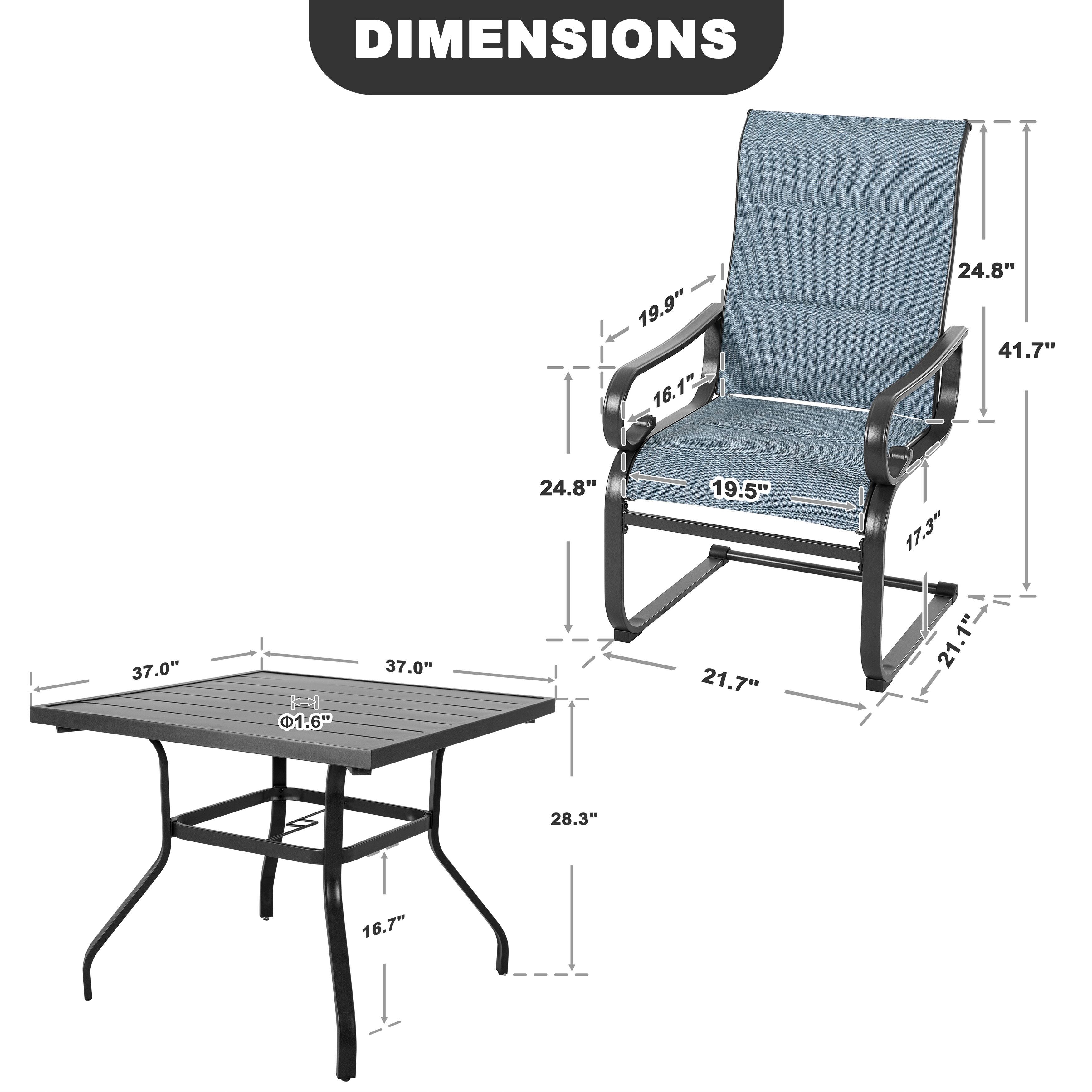 DIMENSIONS  
19.9" 16.1" 24.8" 41.7" 24.8" 19.5" 17.3" 37.0" 1.6" 37.0" 21.7" 21.1" 28.3" 16.7"