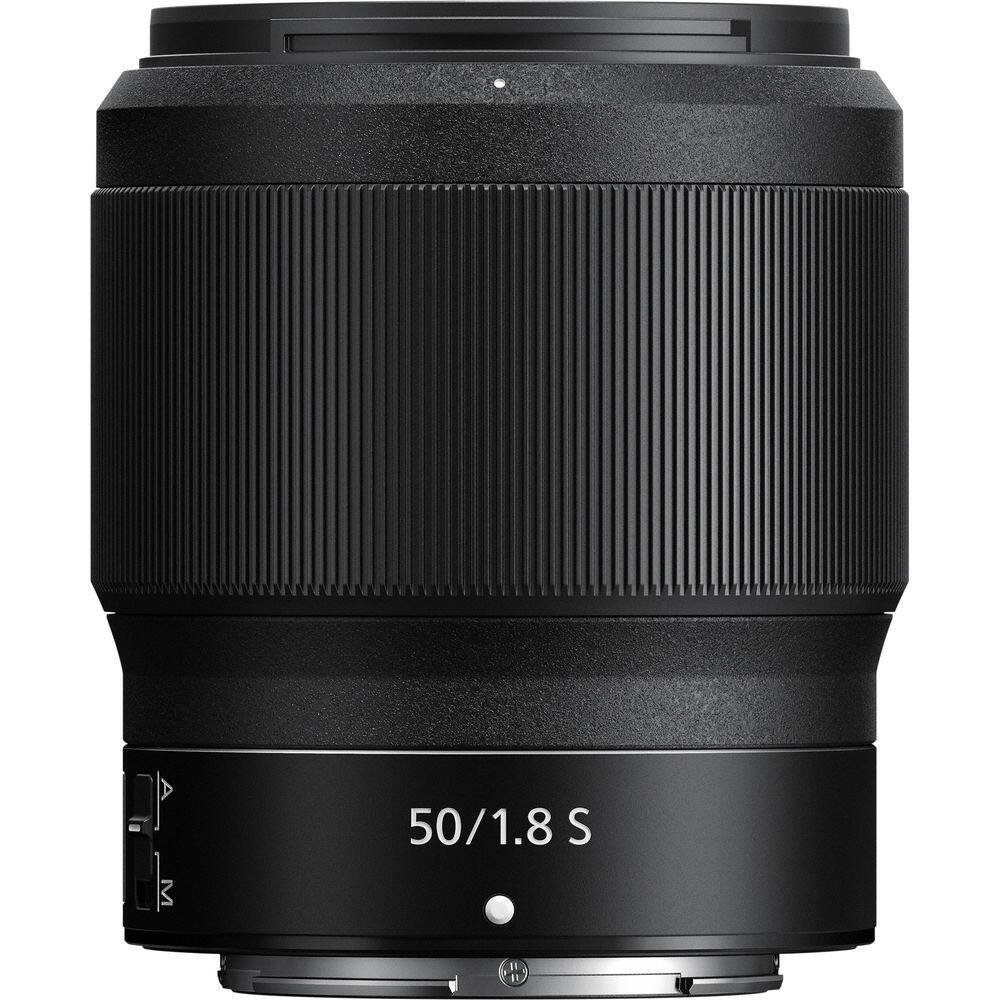 Alt View 2. Nikon - Nikon NIKKOR Z 50mm f/1.8 S Standard Lens for Nikon Z Cameras (20083) + 64GB Card - Bundle - Black.