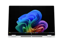 HP - OmniBook X Laptop Computer 16" 2K Touch Screen Intel Core Ultra 5 16 GB - Glacier silver aluminum