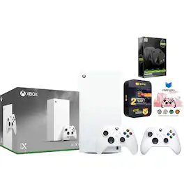 Xbox Series X 1TB Digital Console with Extra Controller, Charge Dock, MightySkins Code and 2 Year Warranty