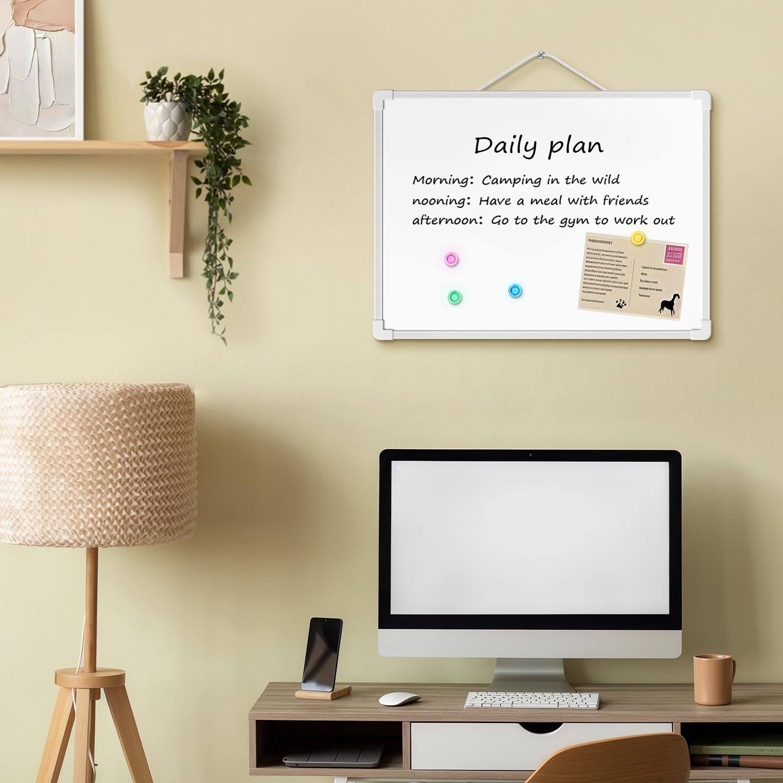 Daily plan

Morning: Camping in the wild  
nooning: Have a meal with friends  
afternoon: Go to the gym to work out