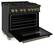 Left. ZLINE - Autograph 36" Legacy Dual Fuel Range with Bronze Accents (RABZ-36-CB) - Black.