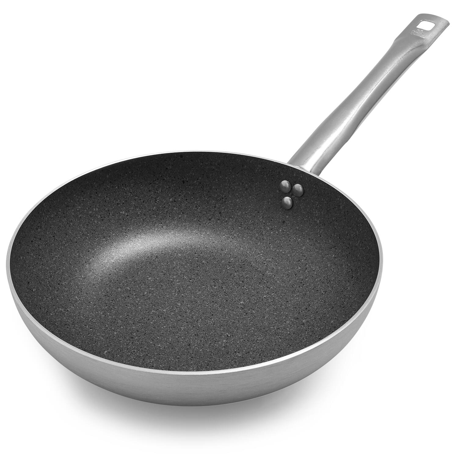 Alt View 4. Ballarini - Ballarini 11-inch Deep Fry Pan Professionale Series 2800 - Silver.