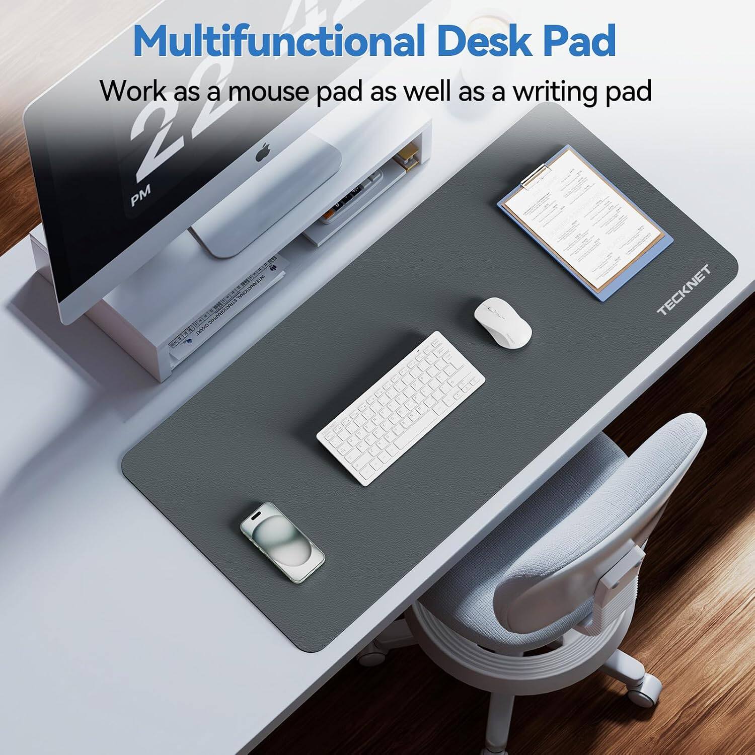 Multifunctional Desk Pad  
Work as a mouse pad as well as a writing pad