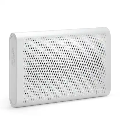 Front. Medify Air - Medify MA-35 640 Sq. Ft. Portable Air Purifier with True HEPA H13 Filter in Silver - Silver.