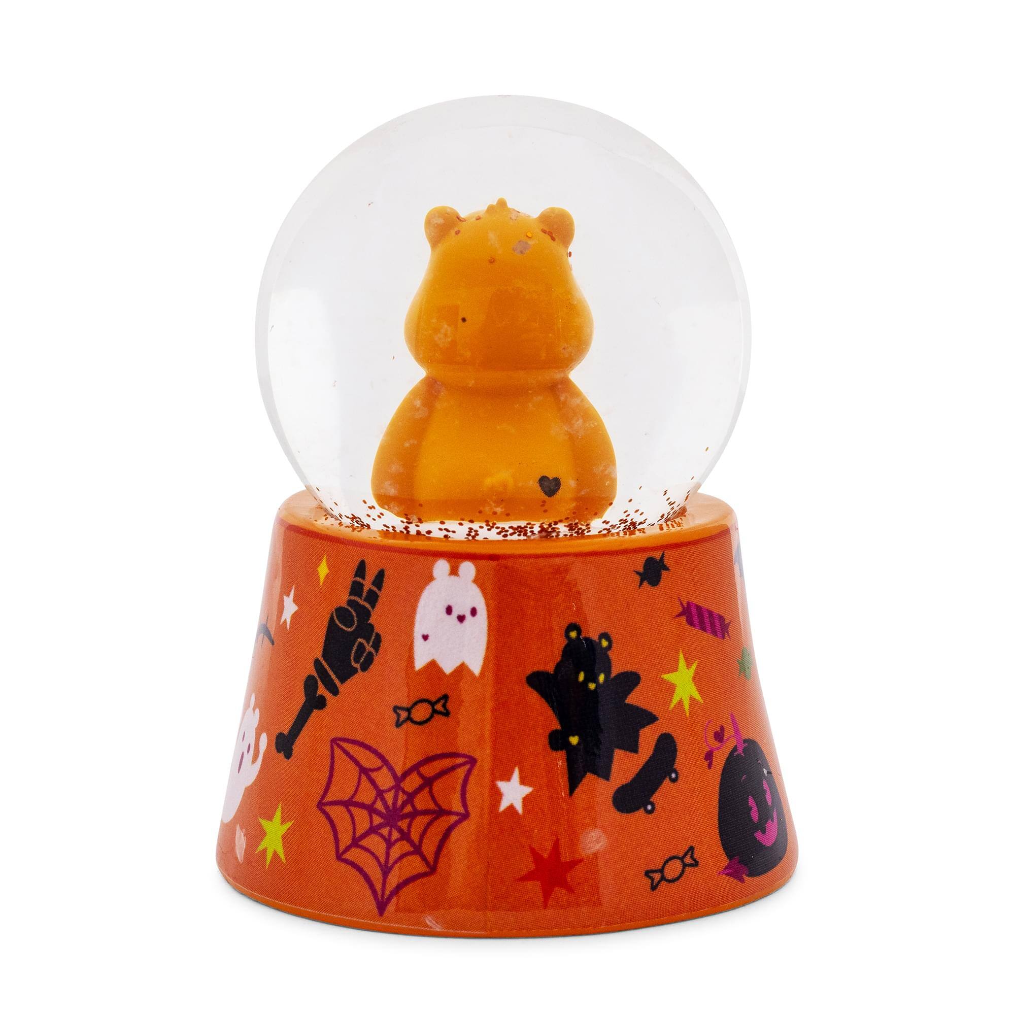 Alt View 10. Care Bears - Care Bears Trick-Or-Sweet Bear Mini Light-Up Snow Globe | 3 Inches Tall - Orange.