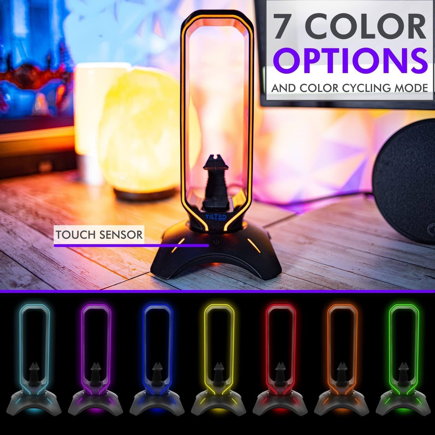7 COLOR OPTIONS AND COLOR CYCLING MODE  
TOUCH SENSOR