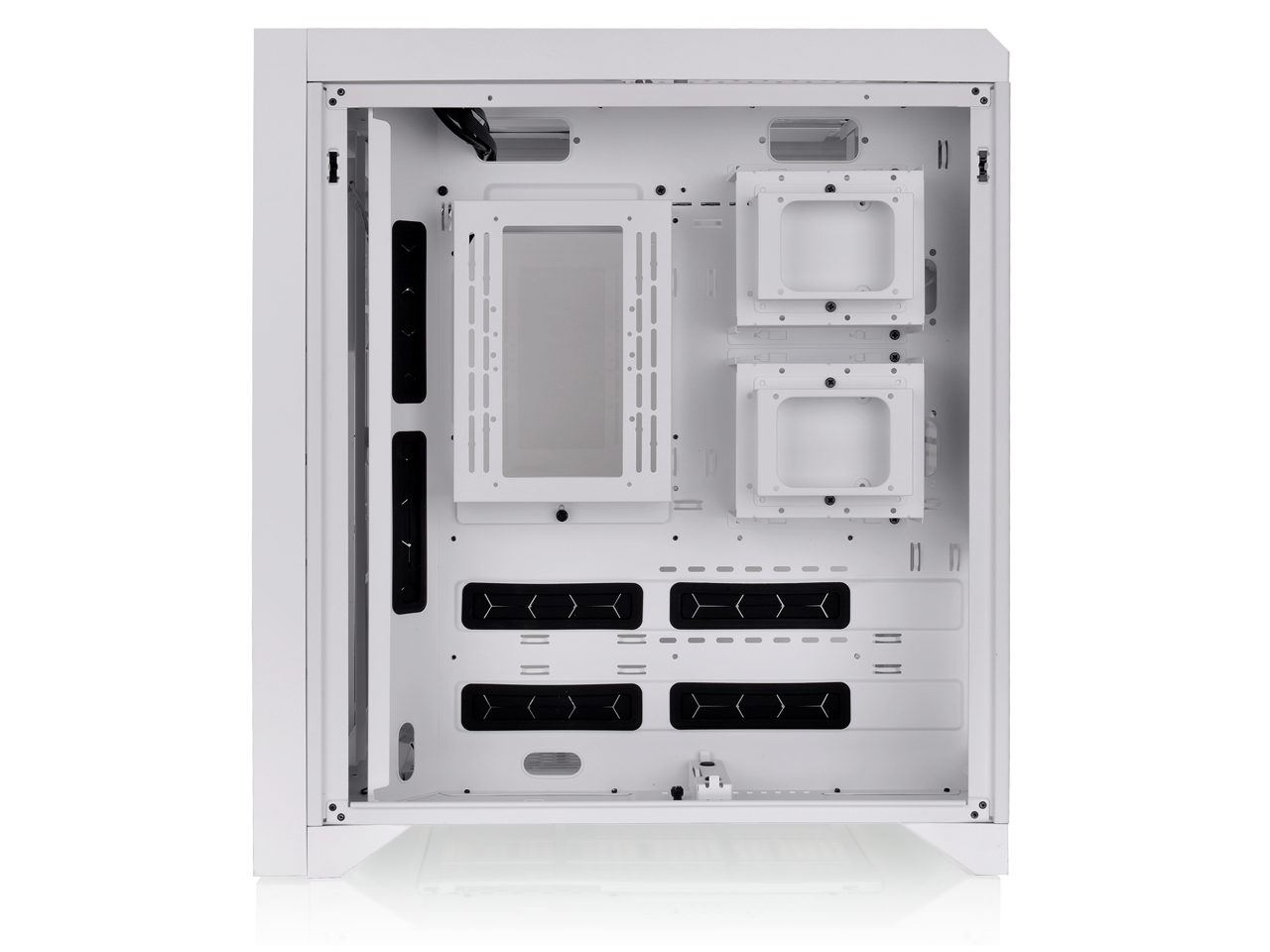 Alt View 10. Thermaltake - Thermaltake CTE C700 TG ARGB Snow Mid Tower, 3x140mm White Fans, Tempered Glass, White - White.