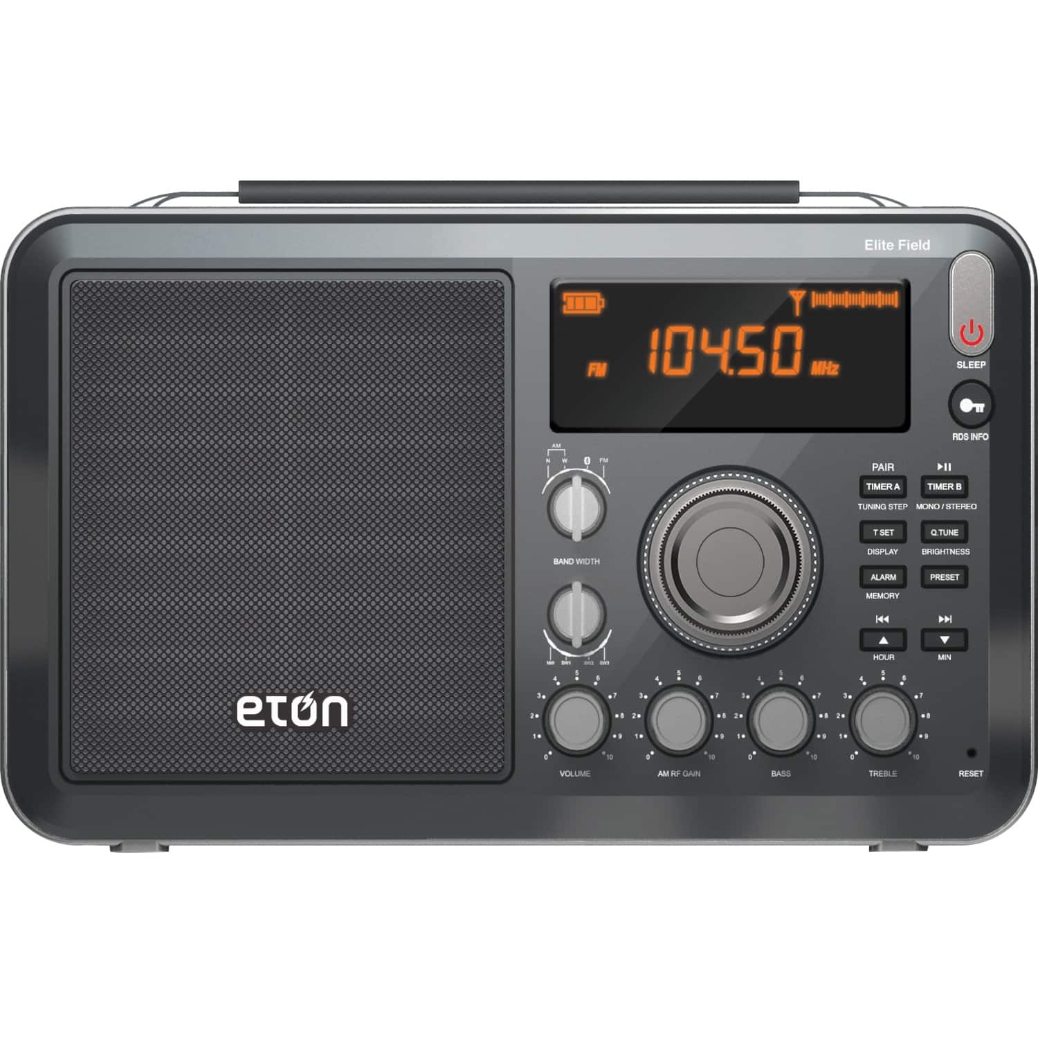 Front. Eton - Elite Field Radio - Gray.
