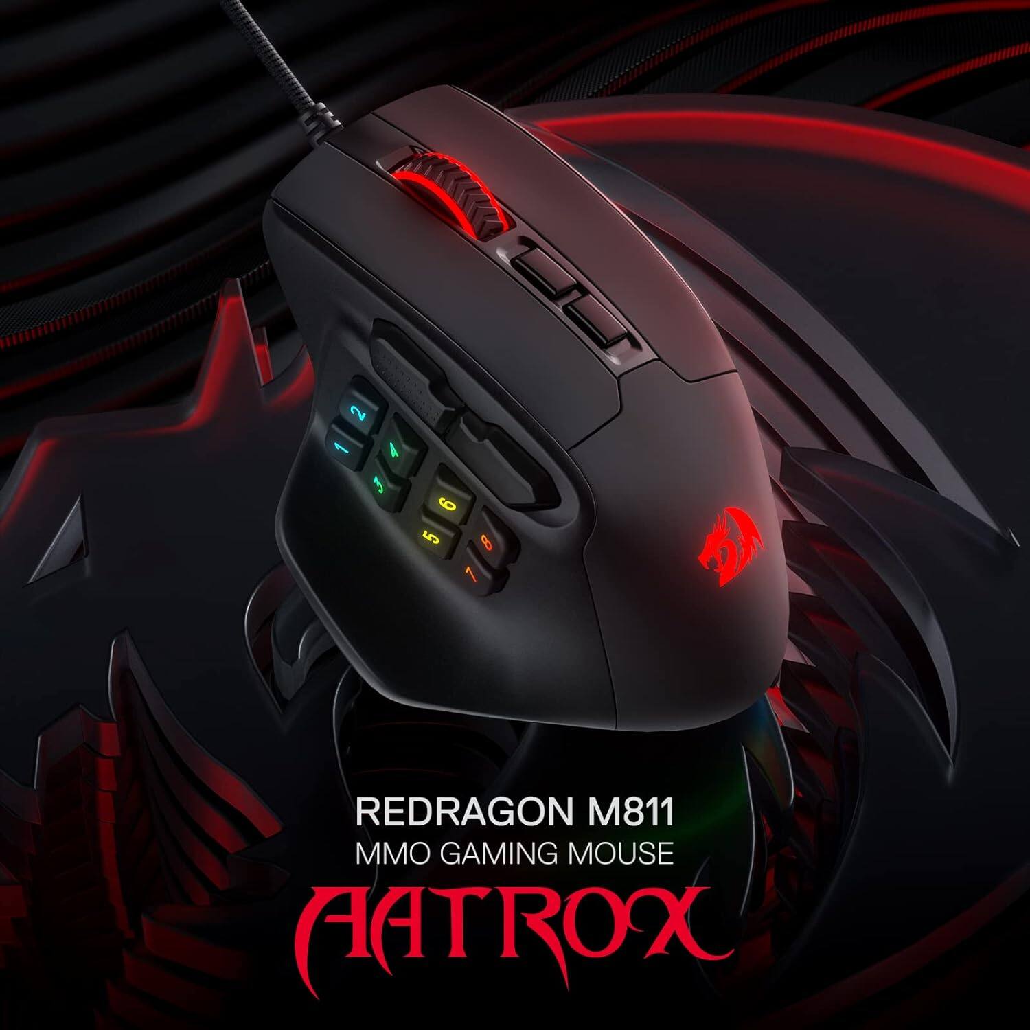 2 1 A  
5  
REDRAGON M811 MMO GAMING MOUSE AATROX