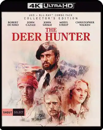 Front. The Deer Hunter - 4K Blu-Ray.