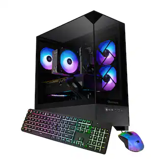 iBUYPOWER - Element SE Gaming Desktop PC Intel Core i5 14400F 2024 NVIDIA RTX 5060 8GB, 16GB RAM Memory, 1TB SSD Storage - Black