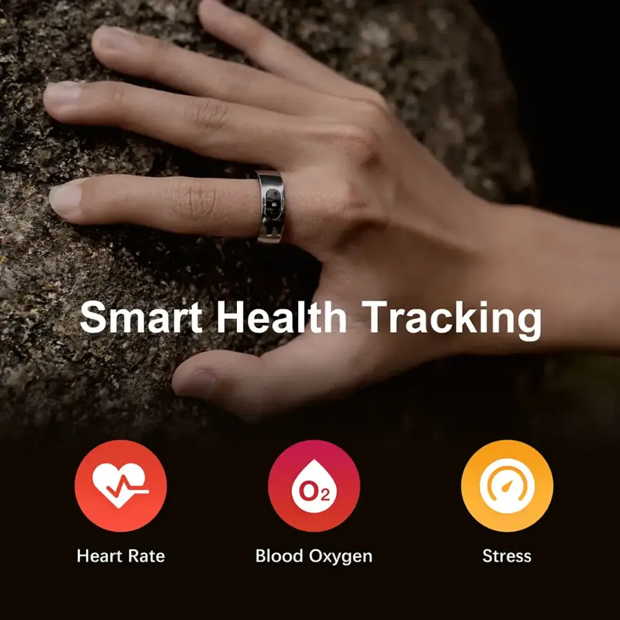 Smart Health Tracking: Heart Rate, Blood Oxygen, Stress