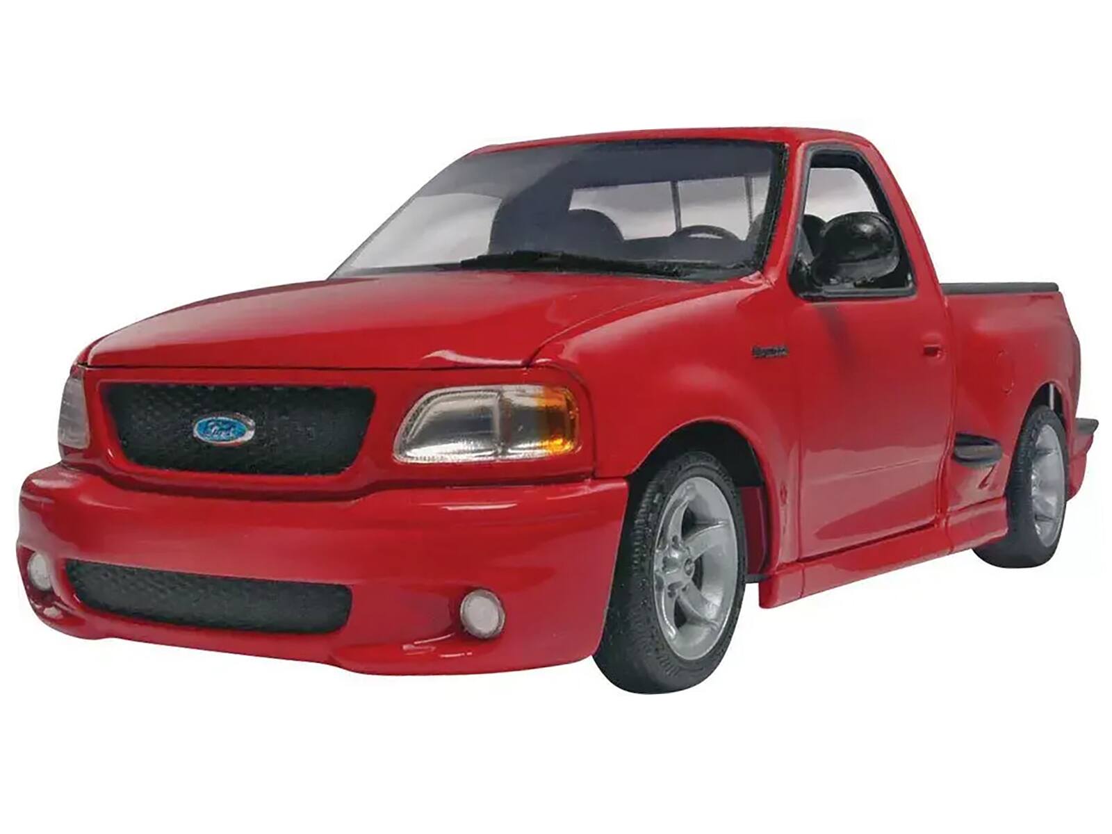 Alt View 1. Revell - Level 4 Model Kit Brianâ€™s Ford F-150 SVT Lightning Pickup Truck "Fast and Furious" 1/25 Scale Model by Revell - Red.
