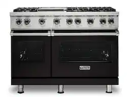 Viking - 5-Series Gas Sealed Burner Range - Onyx - Front_Zoom