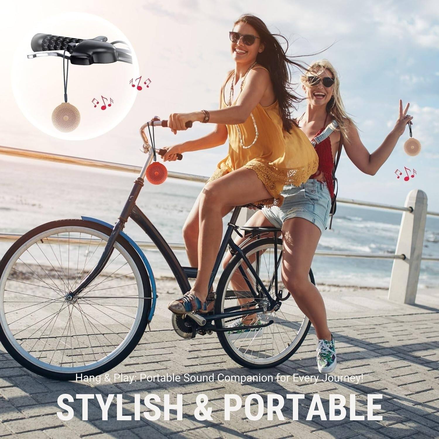 Hang & Play: Portable Sound Companion for Every Journey!  
STYLISH & PORTABLE