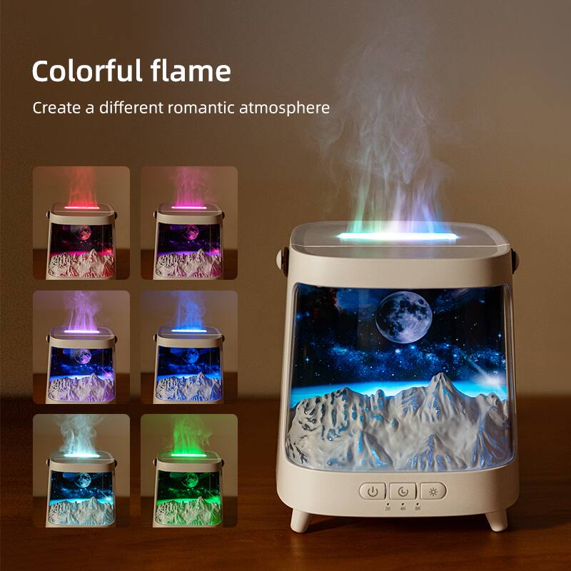Colorful flame  
Create a different romantic atmosphere