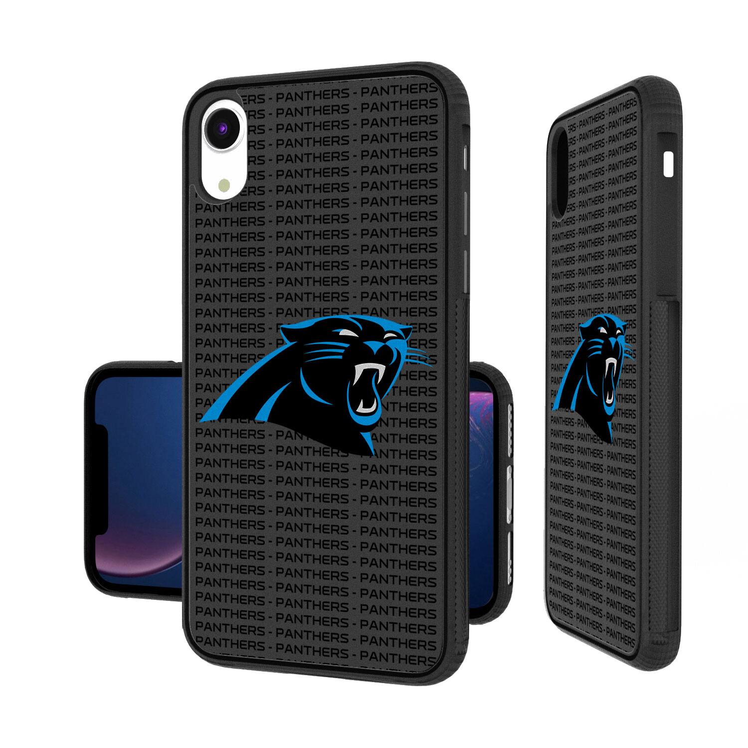 Keyscaper - NFL - Carolina Panthers iPhone Text Backdrop Design Bump Case - 16 Pro - Multicolor price history on PriceWatchPro