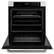 Angle. ZLINE - ZLINE Autograph 30 in. True Convection Single Wall Oven in Satin Steel with Nickel Helix Handle (WASSZ-30-KPN) - Satin Stainless Steel.