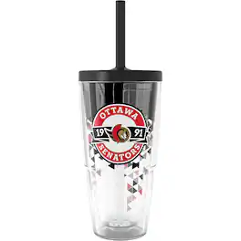 Tervis - Ottawa Senators 24oz. Shatter Classic Tumbler with Straw Lid - Multicolor