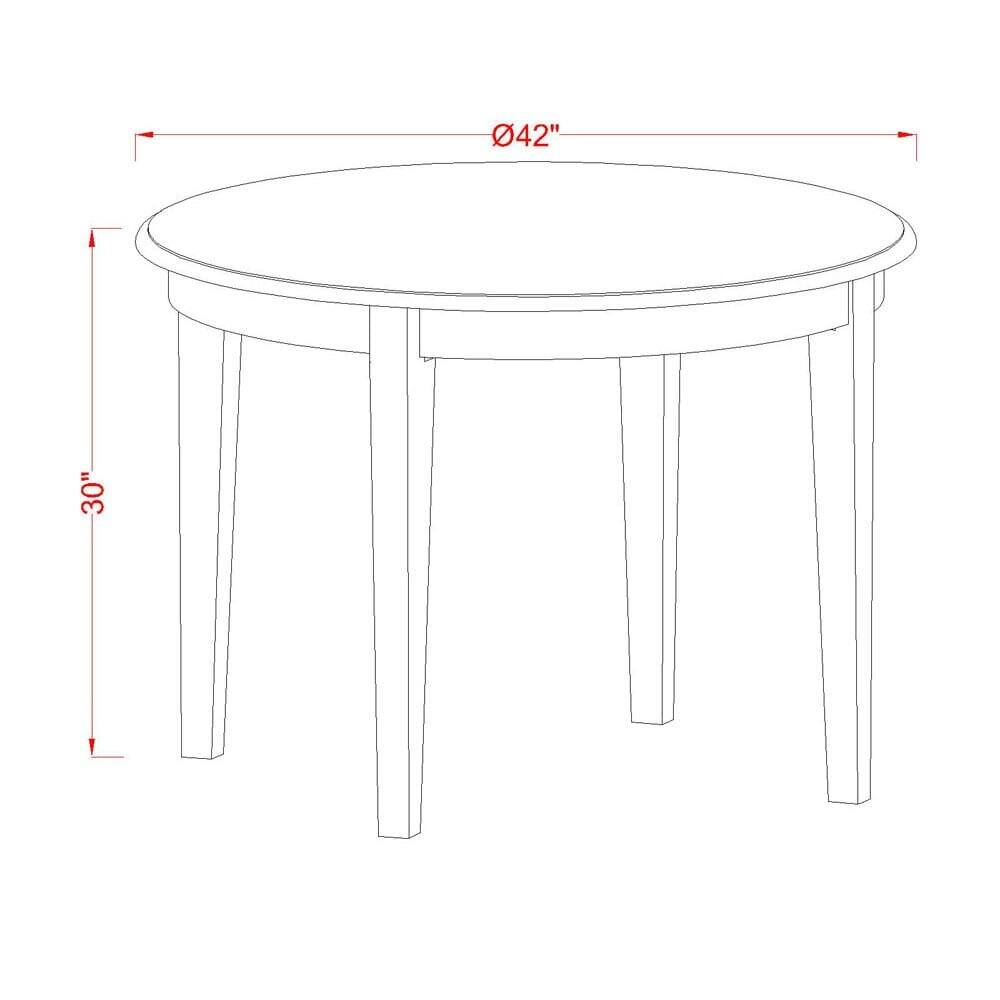 42" Ø  
30"