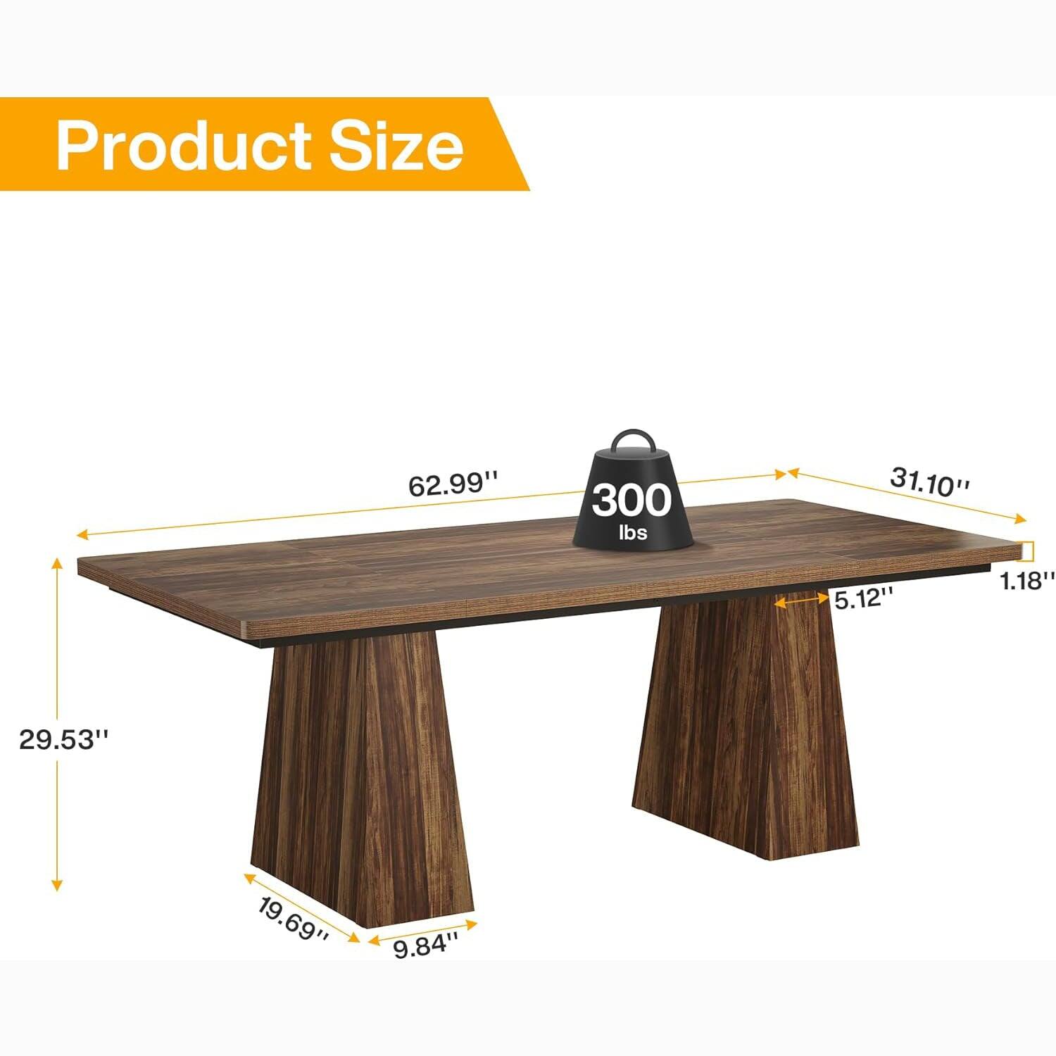 Product Size
62.99"
300 lbs
31.10"
5.12"
1.18"
29.53"
19.69"
9.84"