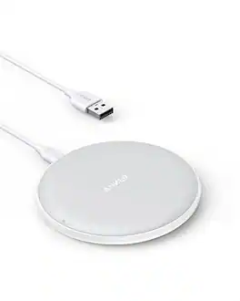 Anker - Refurbished Excellent - 313 WIRELESS CHARGING PAD QI-CERTIFIED 10W MAX A2503 - WHITE