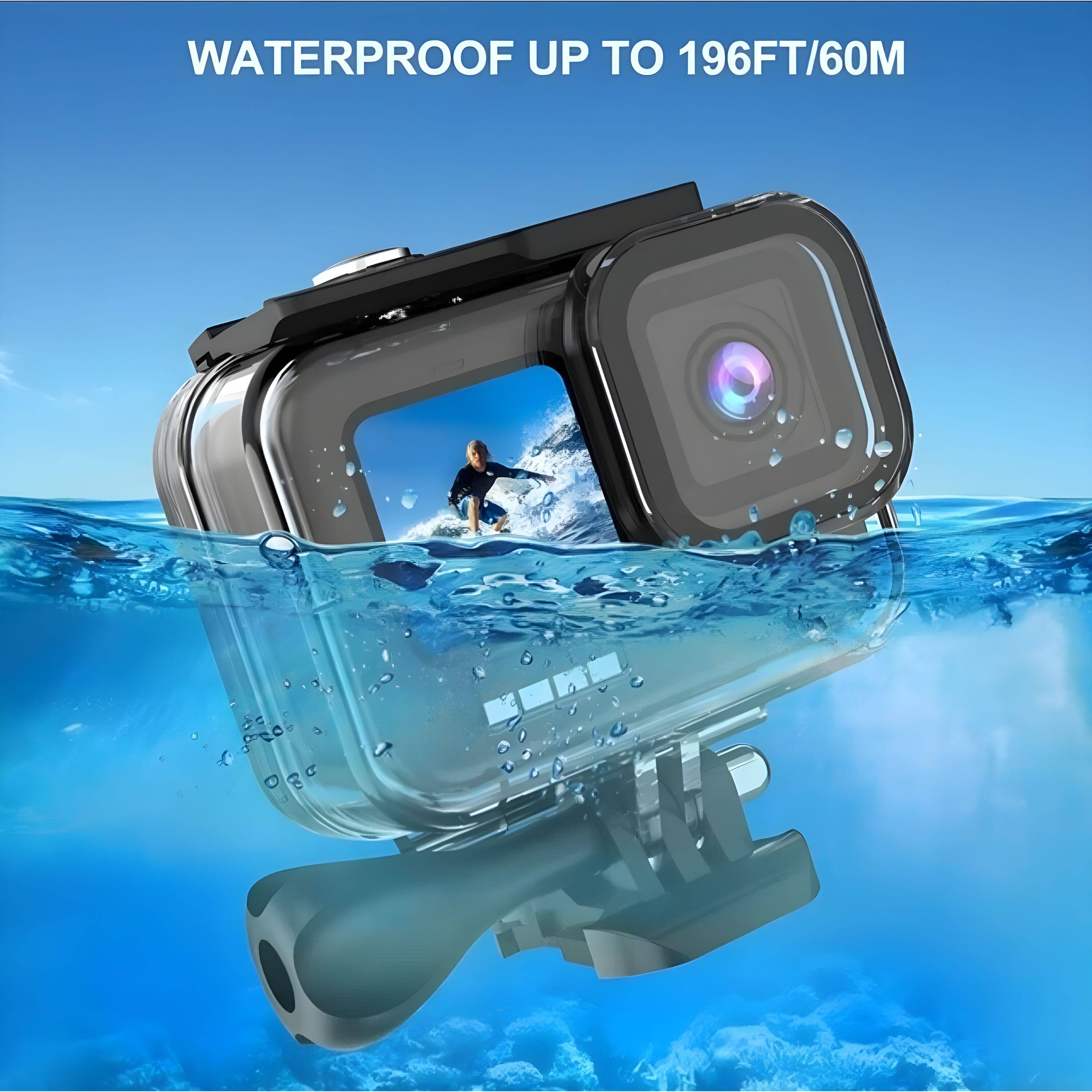 WATERPROOF UP TO 196FT/60M