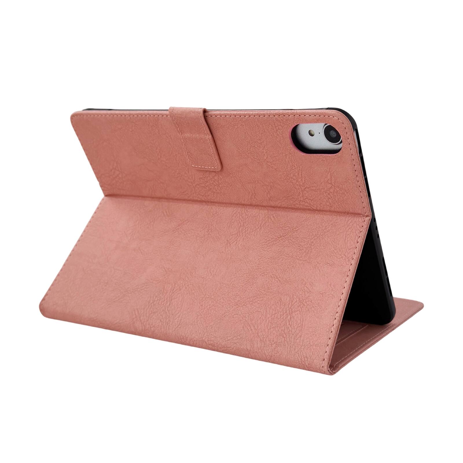 Alt View 7. UUCOVER - For Apple iPad (A16) 11" 2025 & iPad 10.9" 2022 10th Gen Tablet Folio Case with Card Slots,PU Leather Flip Stand Cover - Pink.