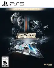 PS5
DELUXE EDITION
STAR WARS GALACTIC RACER
EVERYONE 10+ ENFANTS et ADULTES 10+ ESRB
SECRET MODE
FUSE
LUCASFILM
