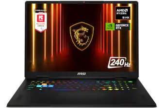 5 YEARS IN A ROW
2025
PC MAG
READERS' CHOICE
AMD RYZEN 9 HX
GEFORCE RTX
240 Hz
msi