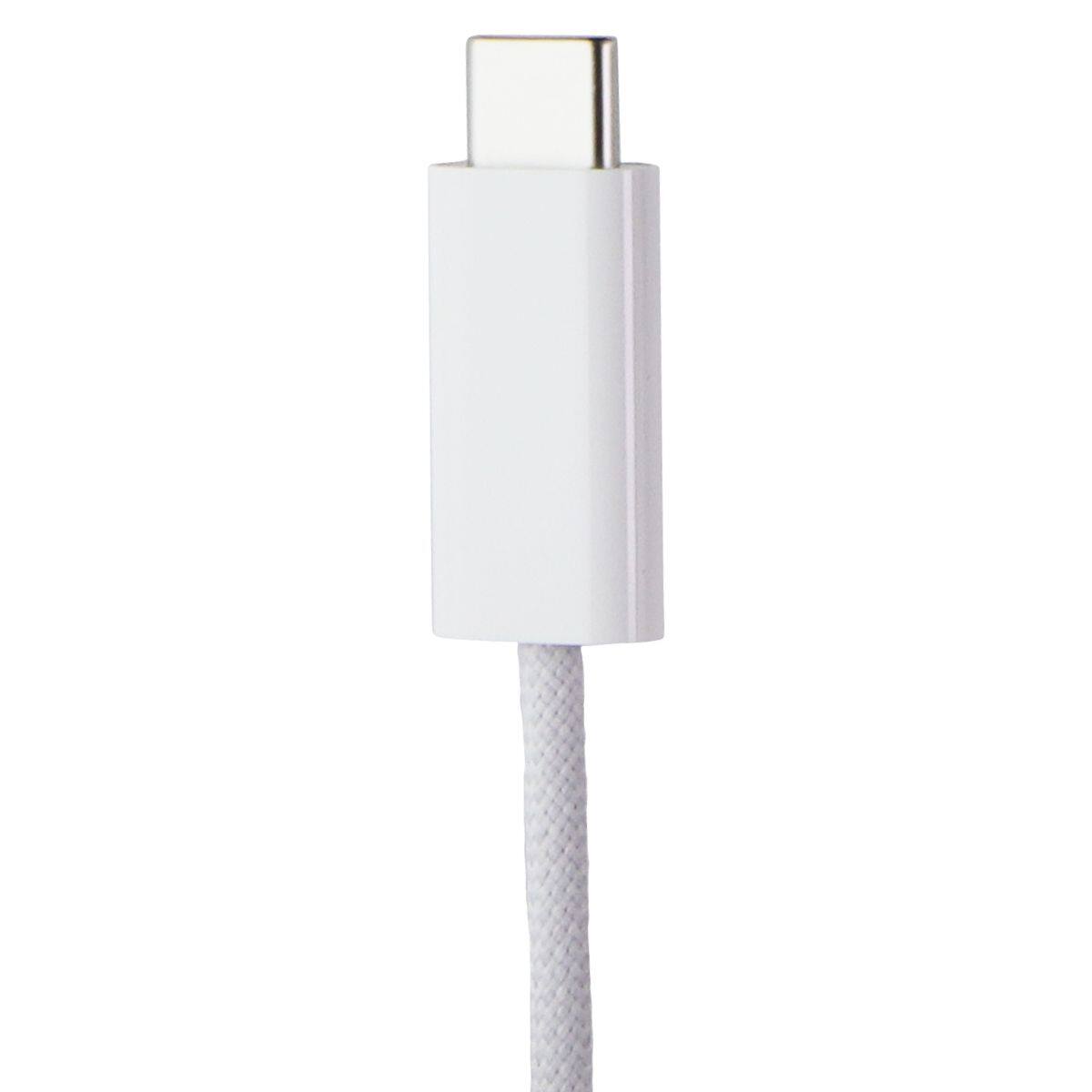 Alt View 3. Apple - Magnetic Fast Charger to USB-C 1M A2515B Braided Cable - White.