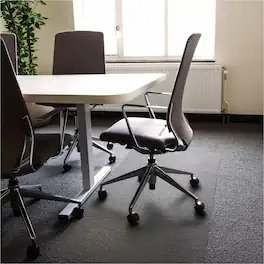 Floortex - Ultimat Polycarbonate Rectangular Chair Mat for Carpets - 48'' x 118'' - Clear