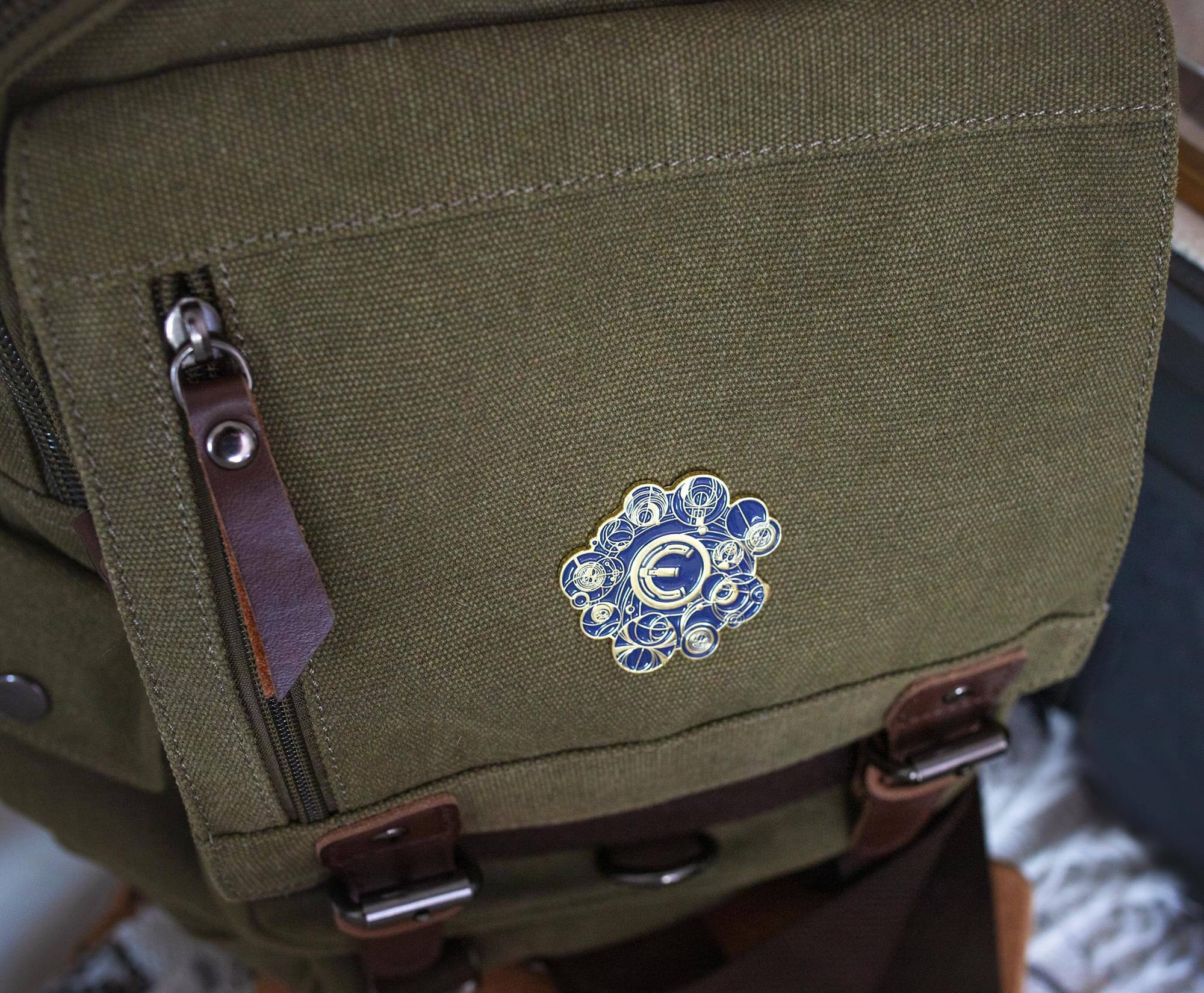 Alt View 4. SalesOne LLC - Marvel Eternals Cosmic Symbols Limited Edition Premiere Pin | Toynk Exclusive - Black.