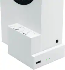 Front. NEXT - Side Dock Charging Station for Xbox Series S - White.