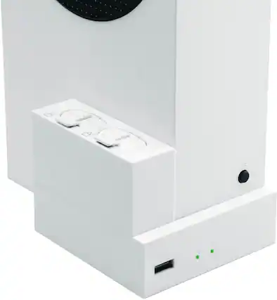 Front. NEXT - Side Dock Charging Station for Xbox Series S - White.