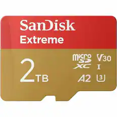SanDisk Extreme microSDXC V30 I A2 2TB