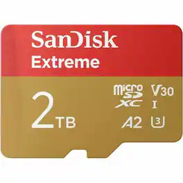 SANDISK - Extreme 2 TB microSDXC - 240 MB/s Read