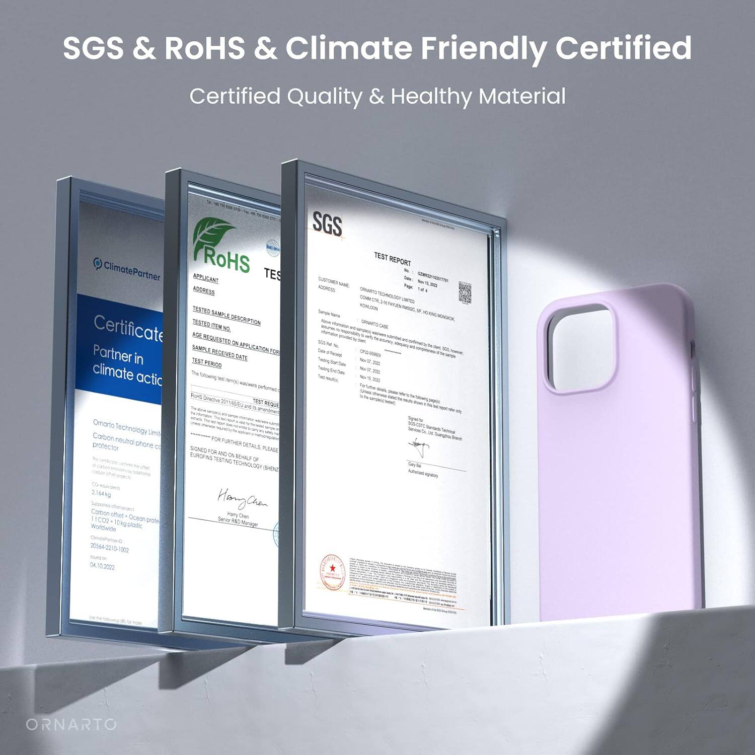 SGS & RoHS & Climate Friendly Certified
Certified Quality & Healthy Material
ClimatePartner
RoHS TES APELIGANT RCORESO 13T0  TRaTSO DESCRIPTION Certificate PIM N NSE T 2 sn SAMPL caTON 10e Partner in PRCD T RSSENEO.OR climate actic - trown - t TENT RG u.
SGS TEST REPORT SAAsE - - - T - - 14 - n - - - Saron - -R umuens L - sart - ss - - a Omario Technology Uni Carton neutroi gronector phone D 2104%g Sesun Coltion oter C02 Cceon 10wg protic Mundanie FO TURTHER sINES DRTALE PUIAA NOw MA EUNOR M i EHA TEATING - CHNOLOGH SHENZ Harg Fam Cen Jew IN Mooe  22  ma DE 102000 ORNARTO
