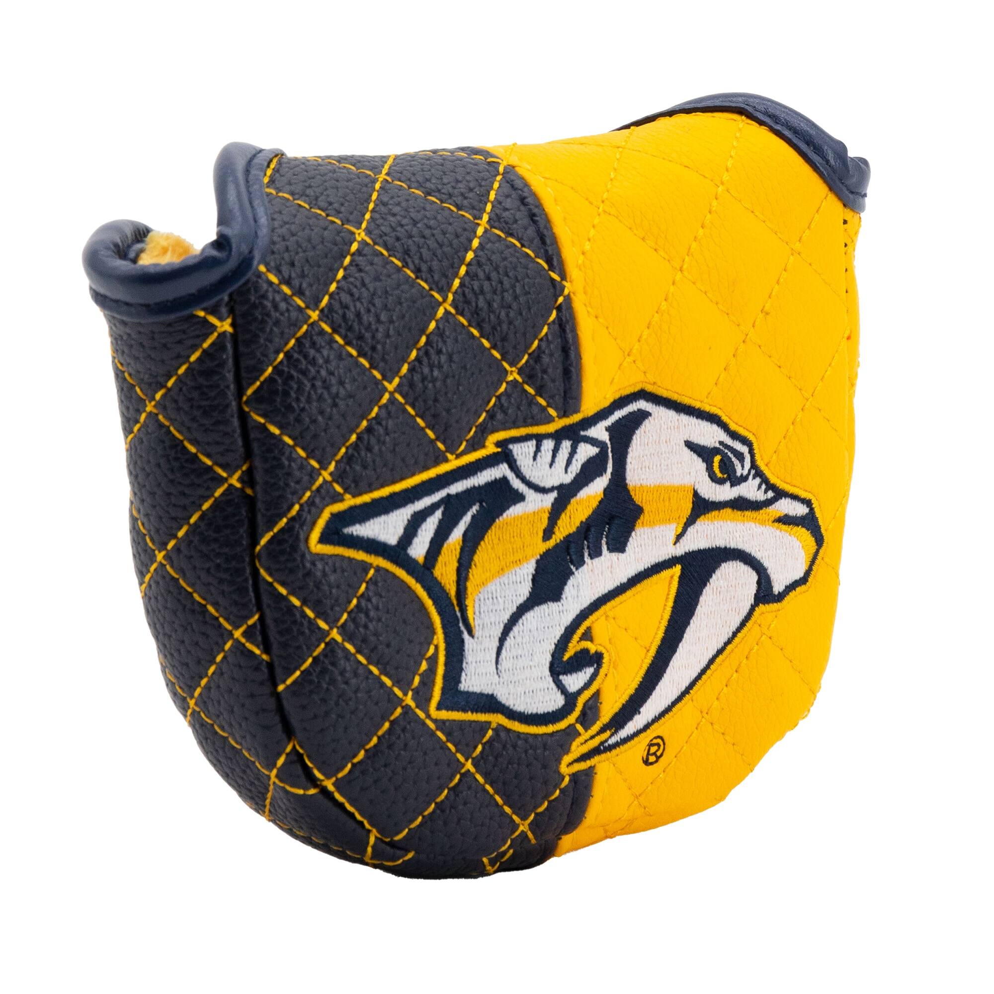 Alt View 2. Team Golf - Nashville Predators Quilted Mallet Putter Cover - Multicolor.