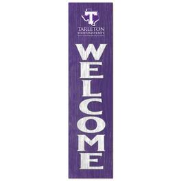 Jardine - Tarleton State Texans 12'' x 48'' Welcome Outdoor Leaner - Purple