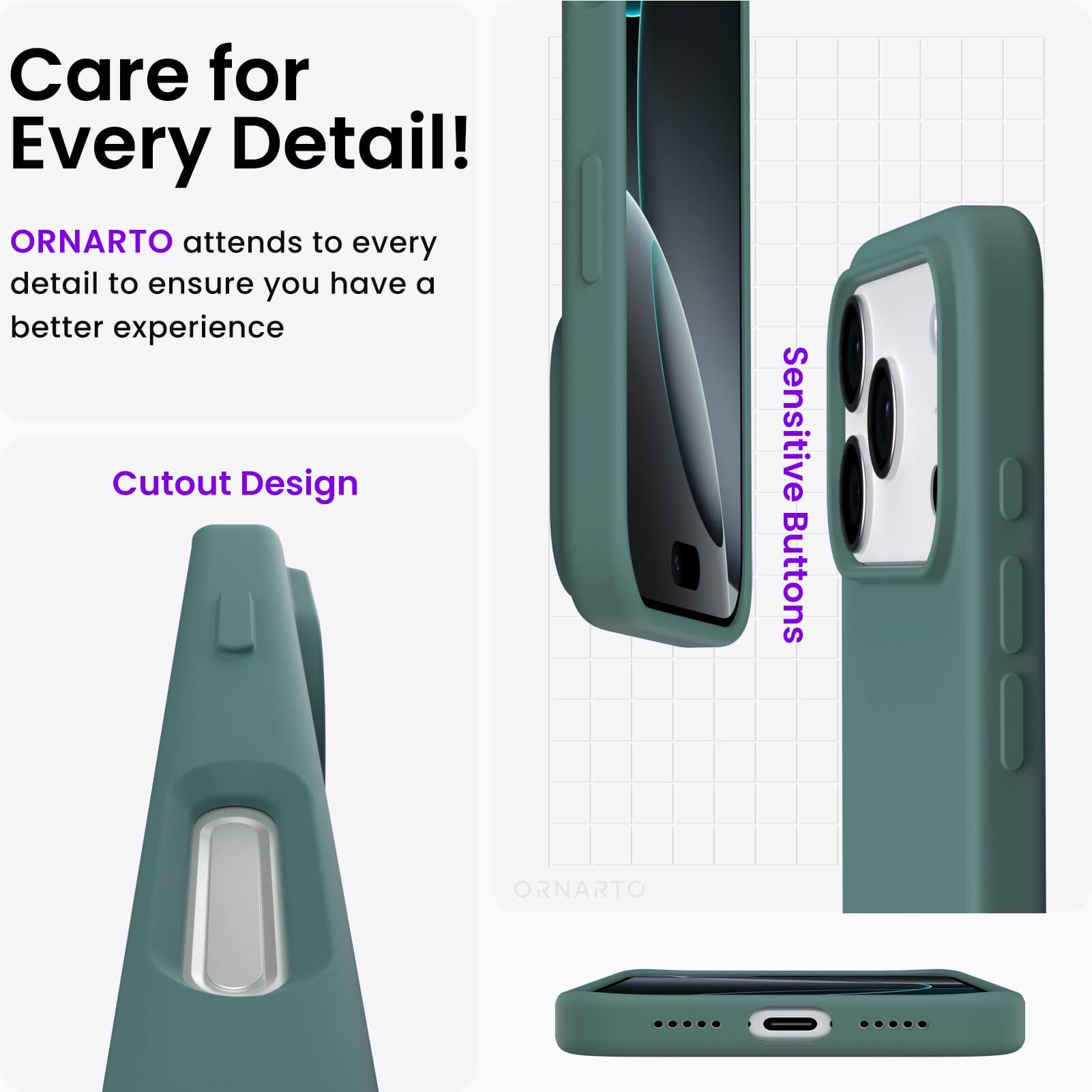 Care for Every Detail!

ORNARTO attends to every detail to ensure you have a better experience

Cutout Design

Sensitive Buttons
